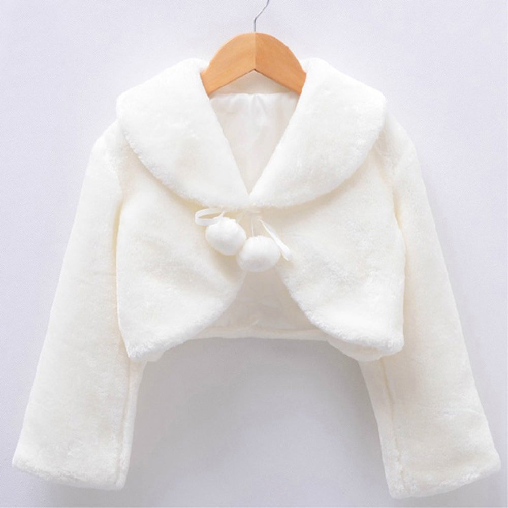 ボレロ 子供 フェィクファー ドレス用品 JZ0002