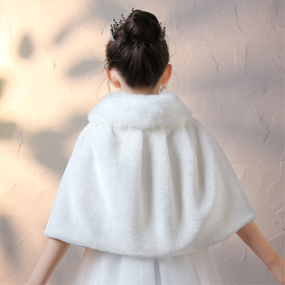 ショール 子供 フェィクファー ドレス用品 JZ0004