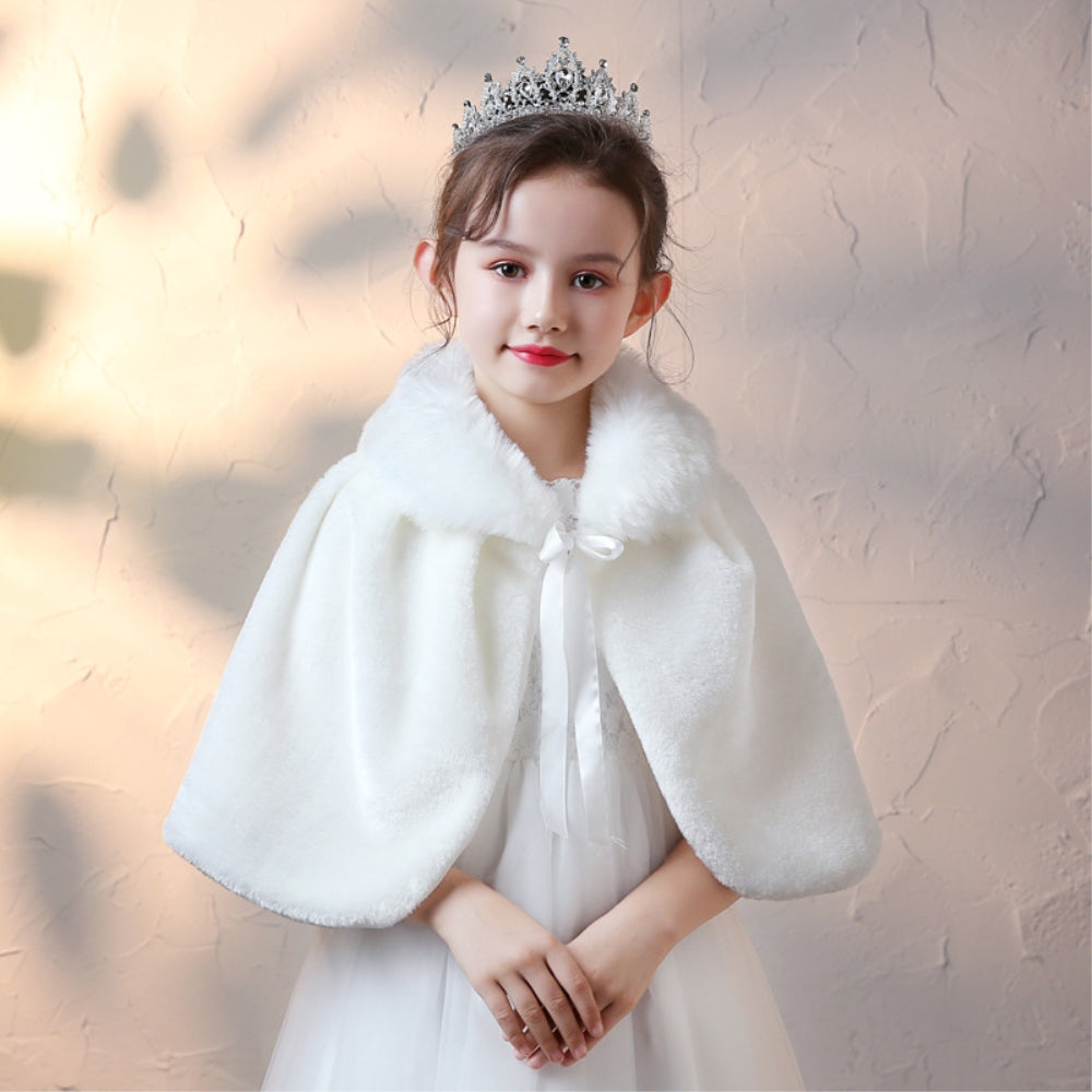 ショール 子供 フェィクファー ドレス用品 JZ0004