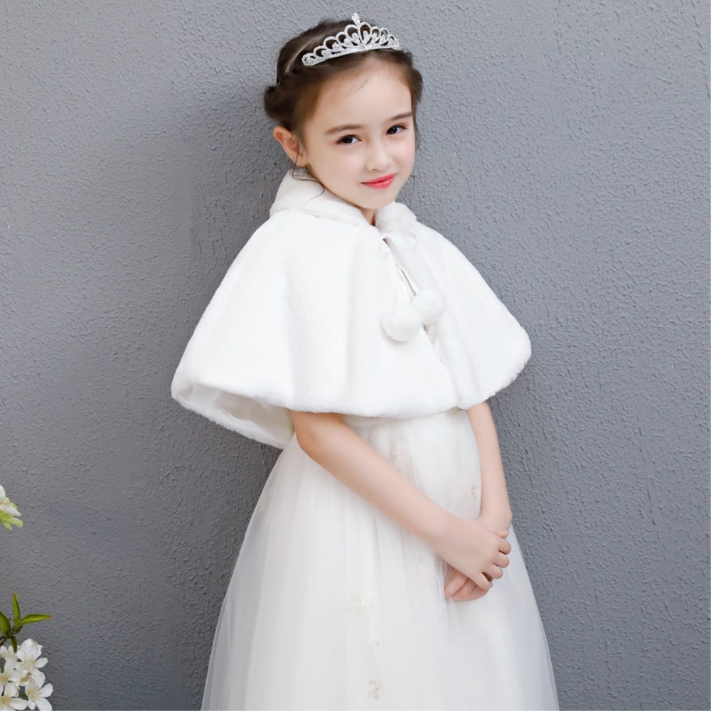 ショール 子供 フェィクファー ドレス用品 JZ0006