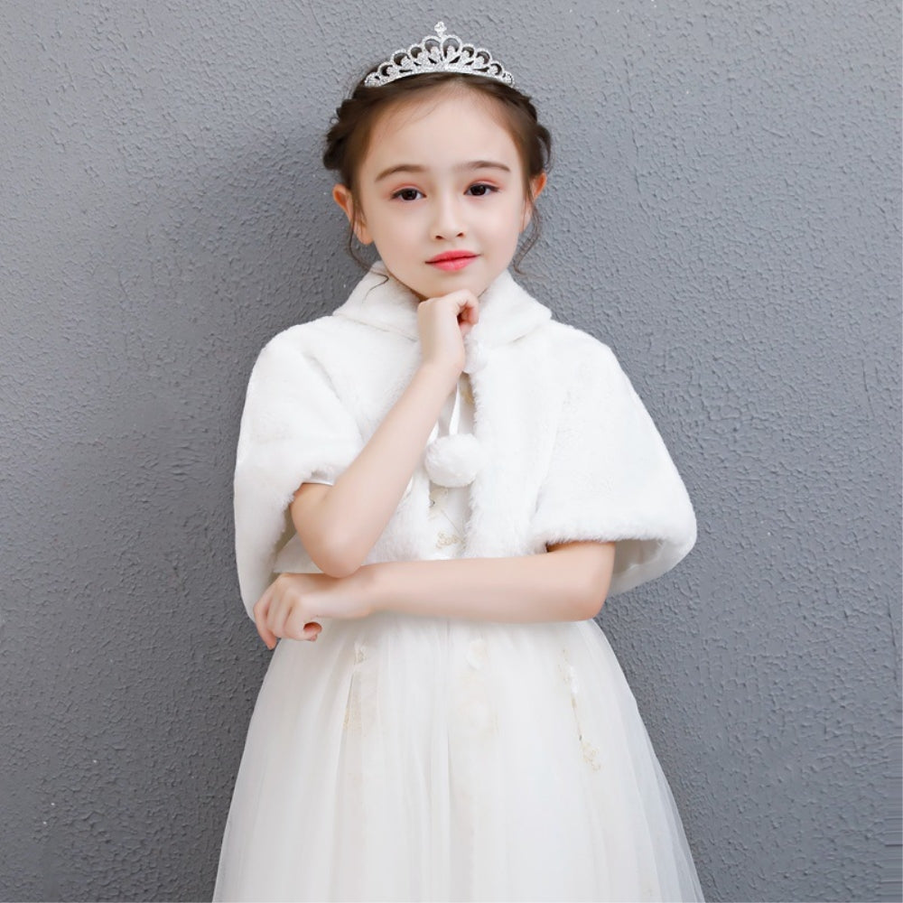 ショール 子供 フェィクファー ドレス用品 JZ0006