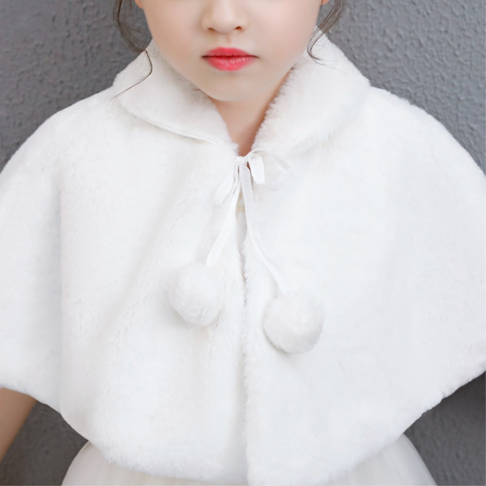 ショール 子供 フェィクファー ドレス用品 JZ0006