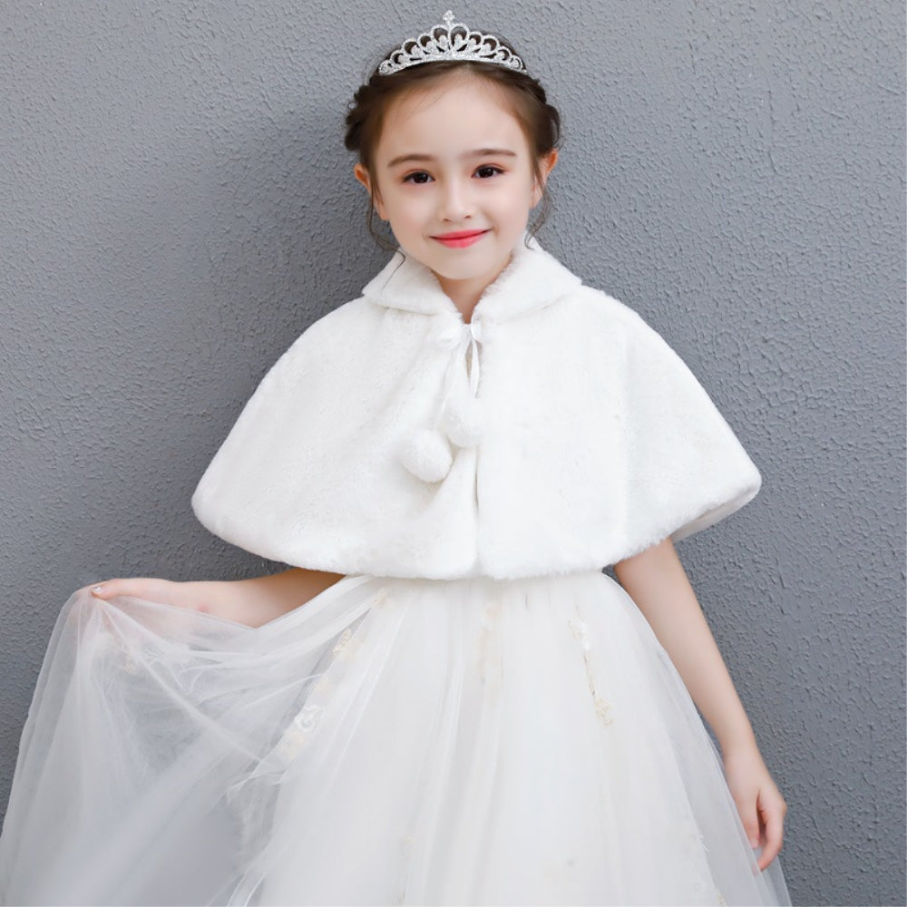 ショール 子供 フェィクファー ドレス用品 JZ0006