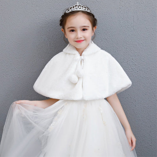 ショール 子供 フェィクファー ドレス用品 JZ0006