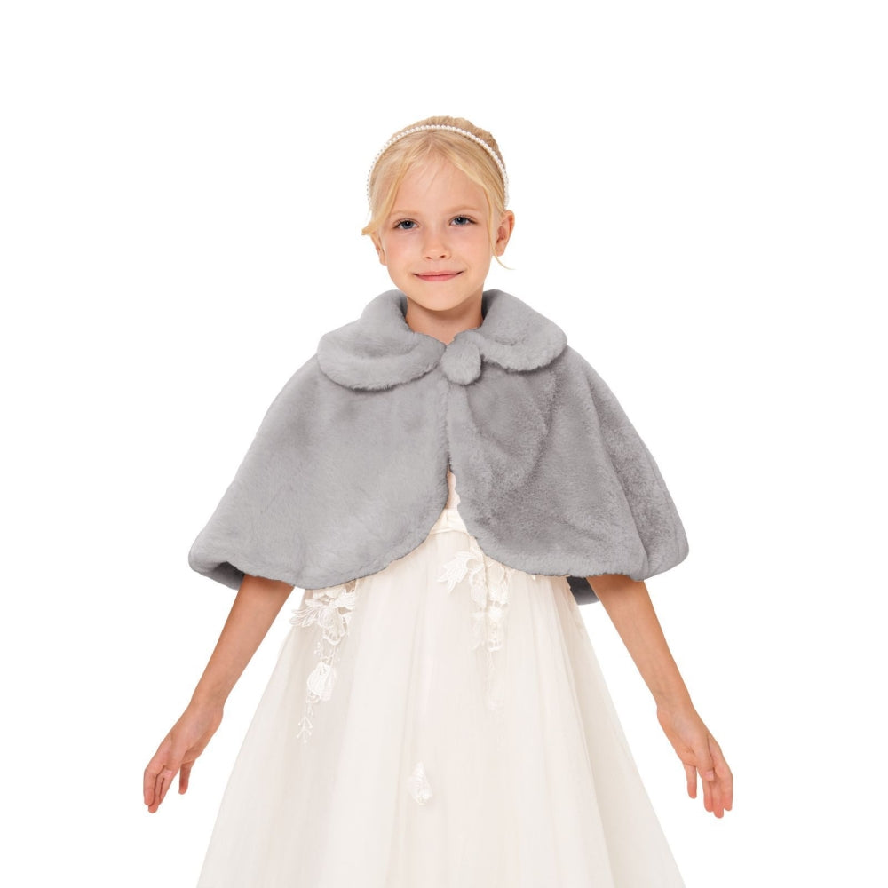 ショール 子供 フェィクファー ドレス用品 JZ0007