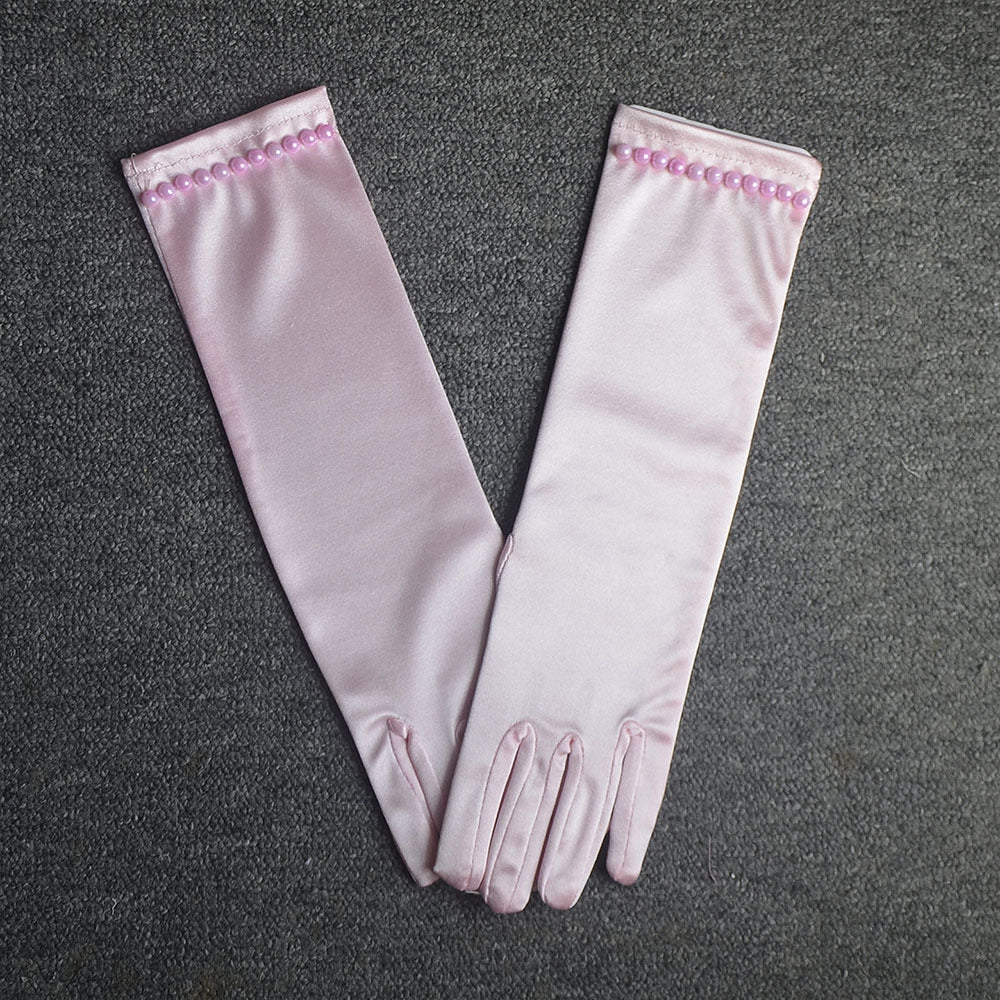 グローブ 子供 フェイクパール 手袋 ドレス用品 JZ0020