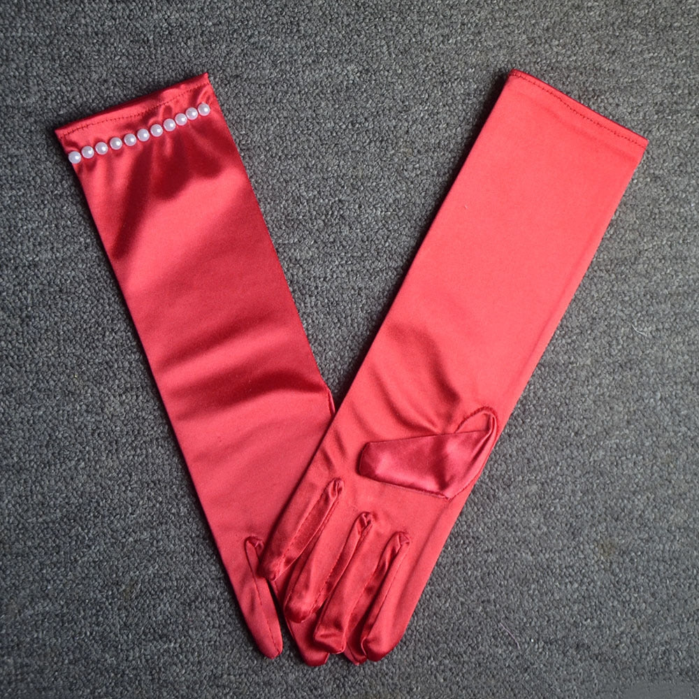 グローブ 子供 フェイクパール 手袋 ドレス用品 JZ0020