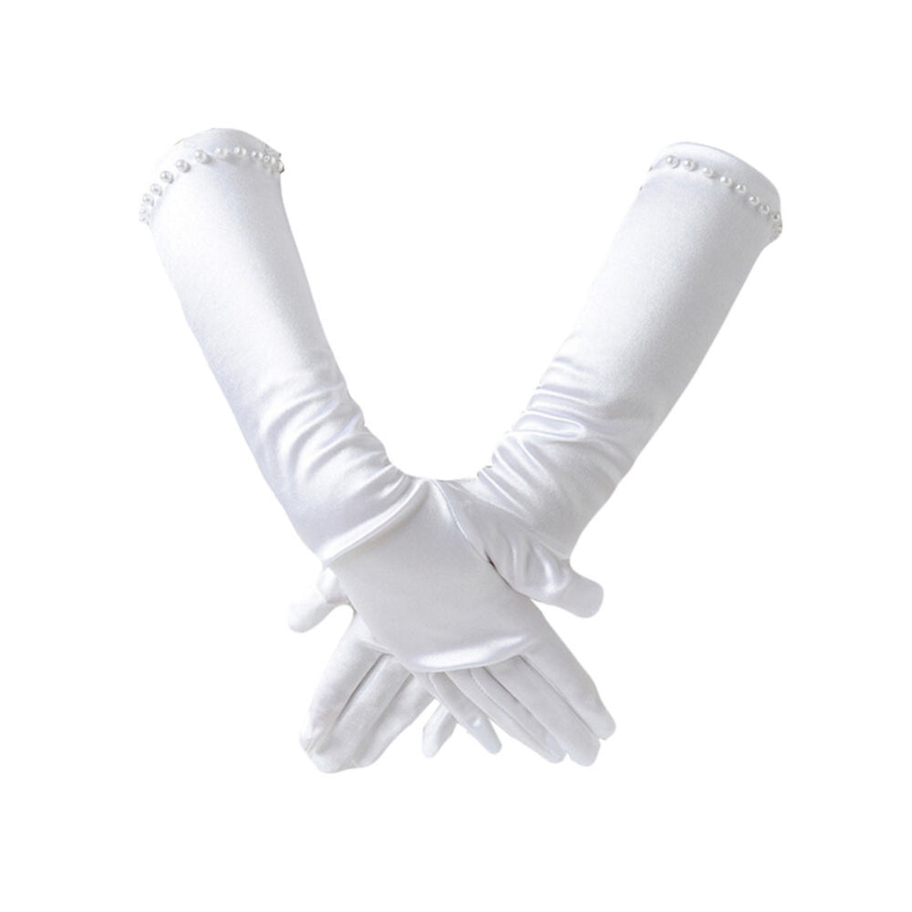 グローブ 子供 フェイクパール 手袋 ドレス用品 JZ0020