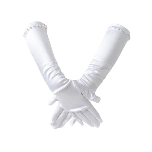 グローブ 子供 フェイクパール 手袋 ドレス用品 JZ0020